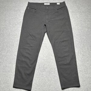 Brax Cooper Fancy Pants Mens 36x32  (measure35x26) Charcoal Gray Regular Stretch